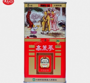 Hồng sâm củ khô hộp thiếc KGS 75g củ lớn Chính hãng Hàn Quốc