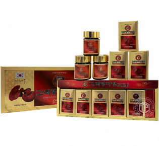 Cao linh chi Hàn Quốc chính hãng Pocheon hộp 5 lọ mỗi lọ 50g