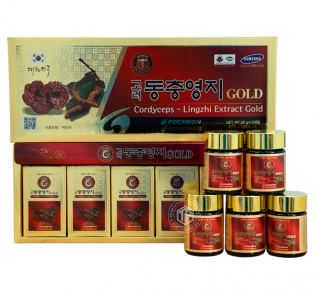 Cao linh chi đông trùng hạ thảo Hàn Quốc hộp 5 lọ