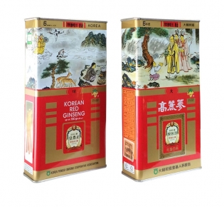 Hồng Sâm Củ Khô KGS Hộp Thiếc 150g (6-10 củ)