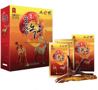 Nước tinh chất hồng sâm nhung hươu Hàn Quốc hộp 30 gói
