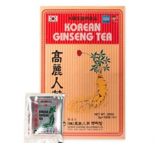 Trà hồng sâm Hàn Quốc Buleebang hộp 100 gói x 3g