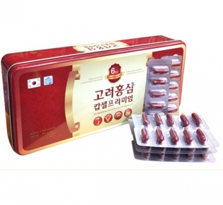 Viên hồng sâm nhung hươu linh chi đông trùng hạ thảo 120 viên