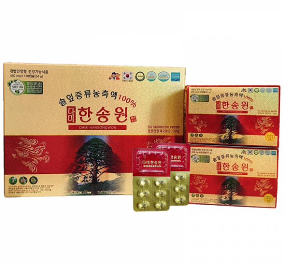 Tinh Dầu Thông Đỏ Hàn Quốc Cao Cấp Dami Hansongwon 120 Viên