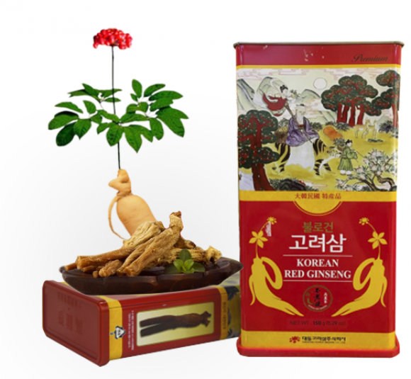 Hồng Sâm Củ Khô 6 Năm Daedong 150gr