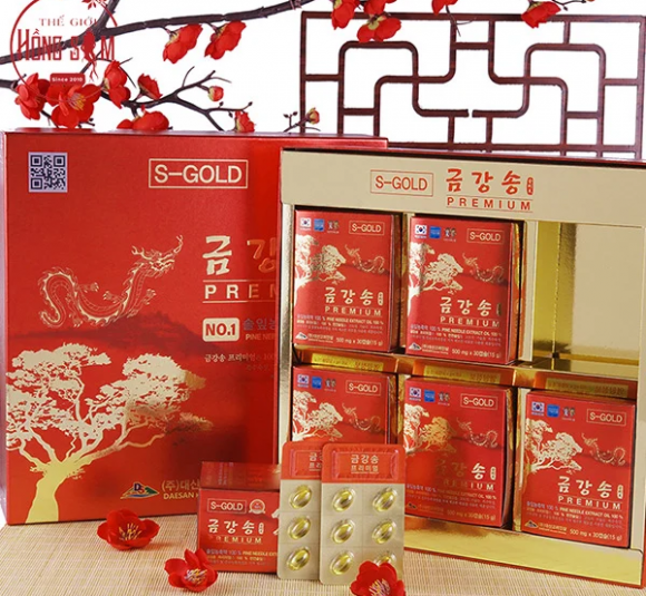  Tinh Dầu Thông Đỏ Daesan Hàn Quốc 180 Viên