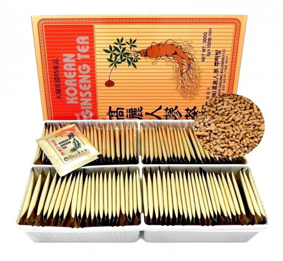 Trà hồng sâm Hàn Quốc Buleebang hộp 100 gói x 3g
